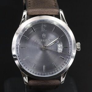 Maserati Tradizione Grey Dial Stainless Steel Quartz Wristwatch